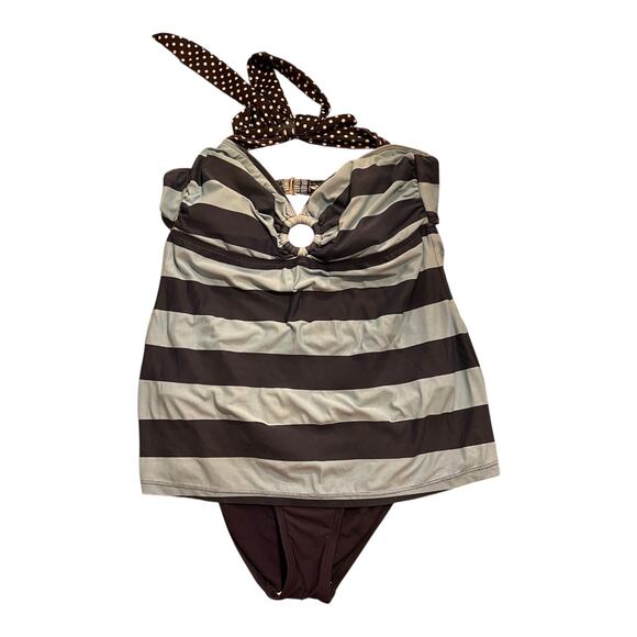 Tommy Hilfiger Women’s Estilo O-Ring Halter Neck One Piece Swimsuit Size 14 $100 - Picture 4 of 13